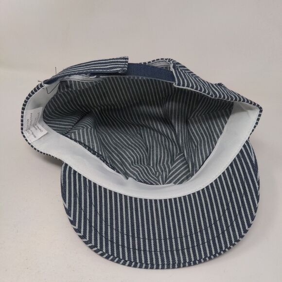 Unbranded Strapback Engineer Conductor Cap Multicolor Small Striped Blank Cotton - Picture 6 of 7
